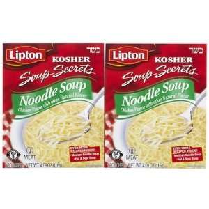 Lipton Kosher Soup Secrets Noodle Soup, 4.3 oz, 2 ct (Quantity of 3)