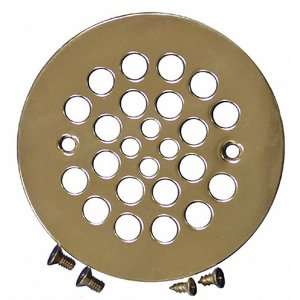  Plumbest D41 102 Shower Stall Drain, Polished Brass