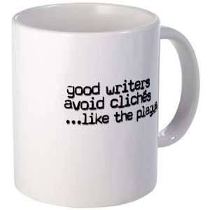 Avoid clichs like the plague Writer Mug by   