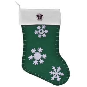  Felt Christmas Stocking Green Butterfly Skull Free Spirit 