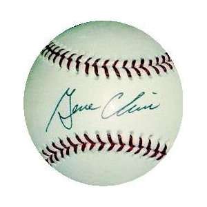  Gene Clines autographed Baseball