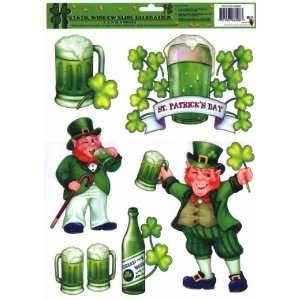  St. Patricks Leprechauns and Beer Window Clings 