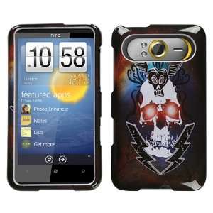  Lightning Skull Phone Protector Faceplate Cover For HTC 