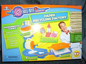 Paper Recycling Factory Science Fair Project *** New  