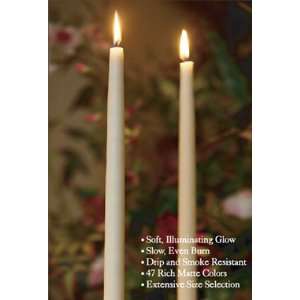 Creative Candles Elegant Taper Set Wht 7/8 x 15 