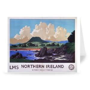 Northern Ireland   LMS Cloudy sky over the   Greeting Card (Pack of 