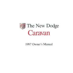  1997 DODGE CARAVAN MINIVAN Owners Manual User Guide 