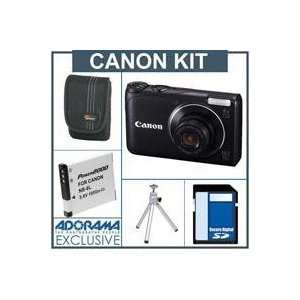  Canon PowerShot A2200 Digital Camera Kit with 8GB SD Memory 