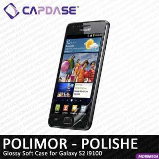   Polishe Glossy Case Cover Shell Galaxy S2 SII i9100 Black  
