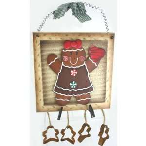  Gingerbread Girl Wall Piece Case Pack 4   754897