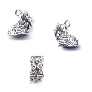  Yorkshire Terrier Charm Sterling Silver Jewelry 