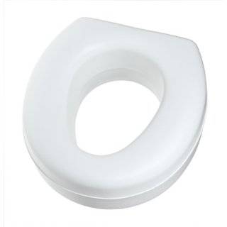 Duro Med Deluxe Plastic 5 Toilet Seat Riser, White by Duro Med