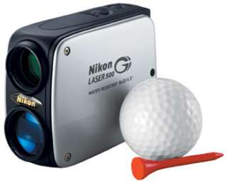 The water resistant Nikon LaserCaddy 500G Laser Rangefinder is ultra 