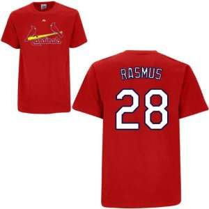  Mens St. Louis Cardinals #28 Colby Rasmus Name and Number 