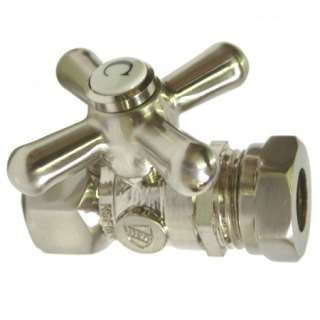 Kingston Brass Clawfoot tub Shut off valve Satin Nickel  