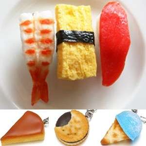 VARIOUS FOOD CHARM JAPAN SUSHI CELL PHONE CHARM HAND MADE pick item 