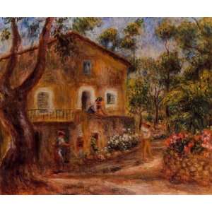  Oil Painting House in Collett at Cagnes Pierre Auguste 