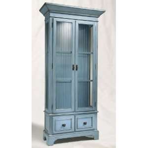  ColorTime Artistry Display Cabinet in Cerulean Blue 