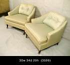 Pair of Vintage Modern Fireside Club Chairs (3599)r.