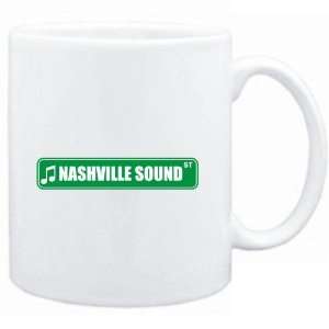  Mug White  Nashville Sound STREET SIGN  Music Sports 