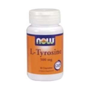  L Tyrosine 500 mg 60 Capsules NOW Foods Health & Personal 