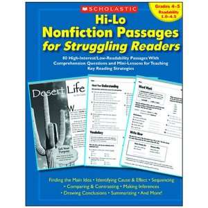  Hi Lo Nonfiction Passages for Struggling Readers Toys 