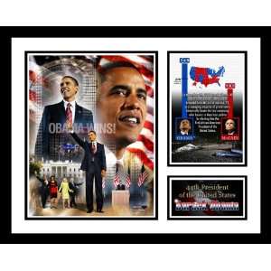  Barack Obama Limited Edition Milestones & Memories Framed 