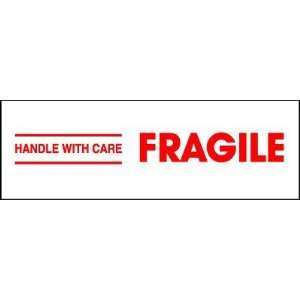  3 x 110 yds. Fragile   Handle with Care Preprinted Tape 