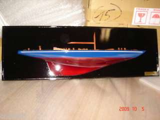   IS AN ENDEAVOUR HALF HULL HIGH QUALITY HAND MADE WOODEN MODEL SHIP
