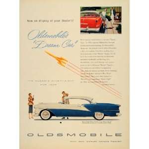  1954 Ad Oldsmobile Dream Car Ninety Eight Holiday Coupe 