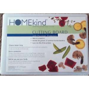  Homekind Cutting Board w/ Microban Protection (White 