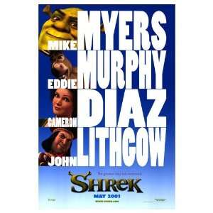  Shrek Original Movie Poster, 27 x 40 (2001)