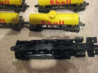 Diecast shell oil train set  