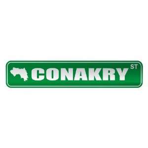   CONAKRY ST  STREET SIGN CITY GUINEA