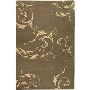  Palatial Rug 59round Brown