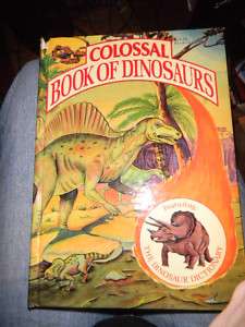 Young Persons COLOSSAL BOOK OF DINOSAURS Ages 6 12   