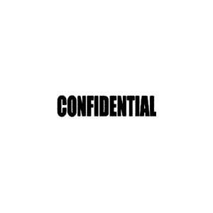  CONFIDENTIAL Bold Self Inking Stamp  Red