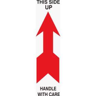 Side Up, Handle with Care, Packing Label for common carrier shipments 