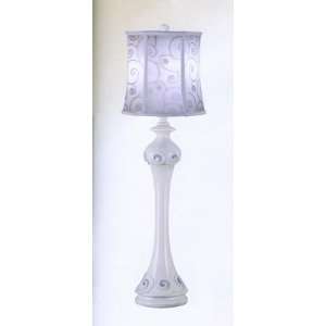  Raffi White Buffet Lamp