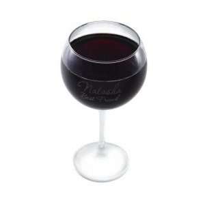  Personalized Connoisseur Red Wine Glass (18 oz.) Kitchen 