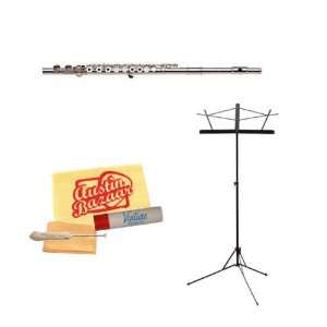  Gemeinhardt 3 Soprano Flute Bundle with Music Stand, Care 