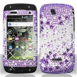  Samsung T839 Sidekick 4G Full Diamond Purple Silver Case 
