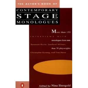Book of Contemporary Stage Monologues More Than 150 Monologues 
