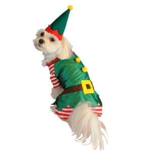  Christmas Elf Pet Costume