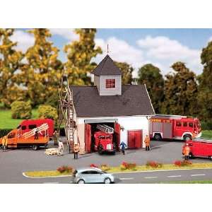  Faller N Scale Country Style Fire Department Laser Cut Kit 