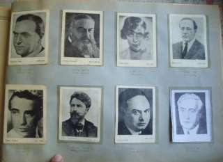 FAMOUS JEWS PALESTINE CIGARETTE KEDEM CARDS ALBUM 1939  