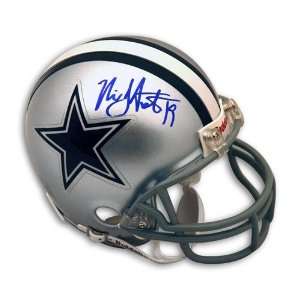  Miles Austin Autographed/Hand Signed Dallas Cowboys Mini 