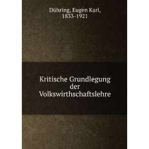    Eugen Karl, 1833 1921 DÃ¼hring  Books