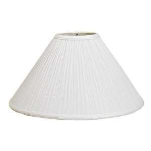  Coolie Mushroom Pleat Shade Size 13, Color White