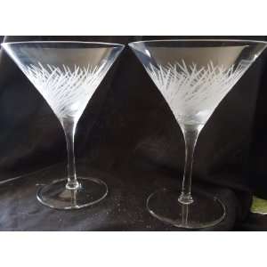   Polish Crystal Martini Glasses From 